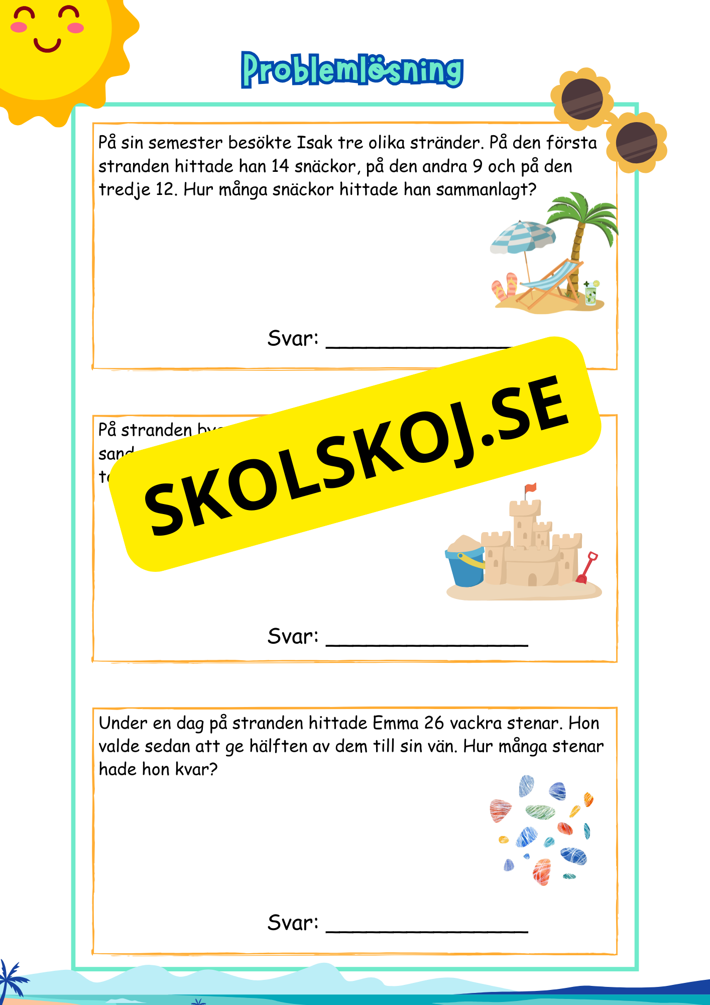 Problemlösning - Sommarhäfte