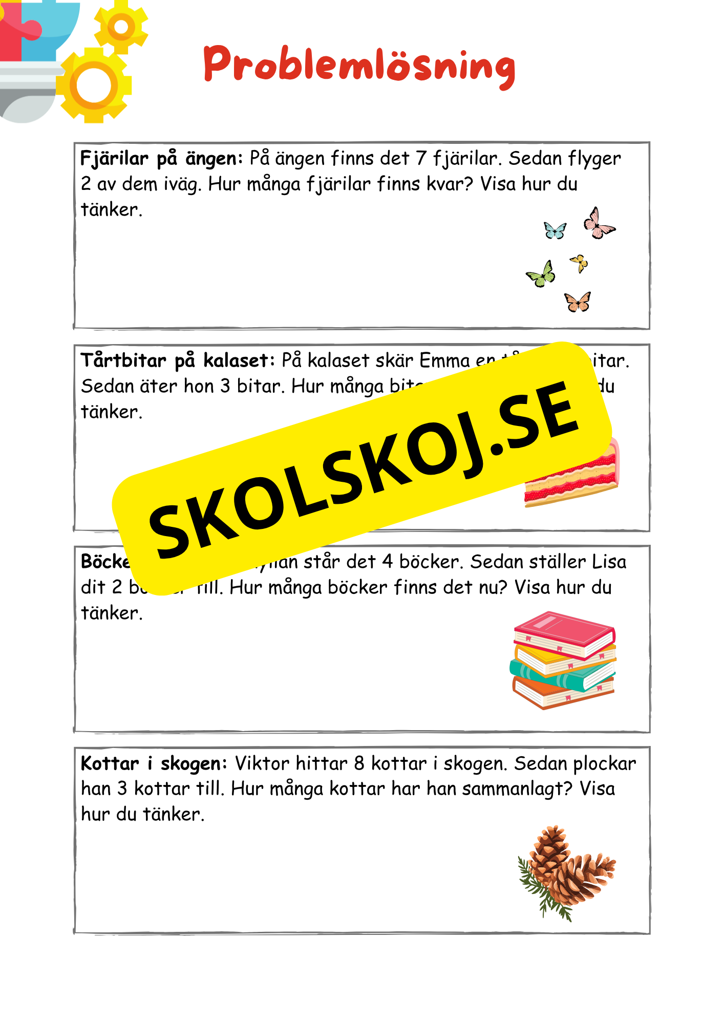 Problemlösning - Årskurs 1 - 2