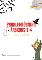 Problemlösning årskurs 3 - Blandade uppgifter - Halloween