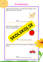 Problemlösnings årskurs 3 - Häfte