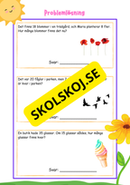 Problemlösnings årskurs 3 - Häfte