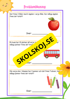 Problemlösnings årskurs 3 - Häfte