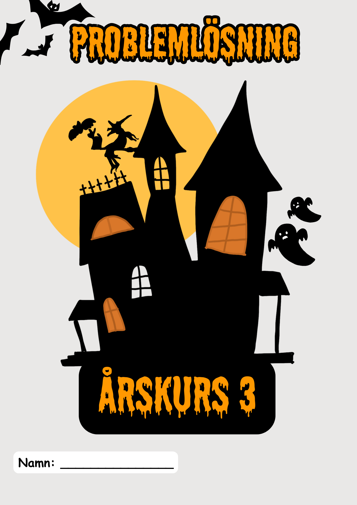 Problemlösnings årskurs 3 - Halloween