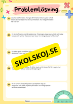 Problemlösningsuppgifter - Årskurs 4 - Häfte