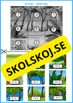 Pussel - Addition och subtraktion