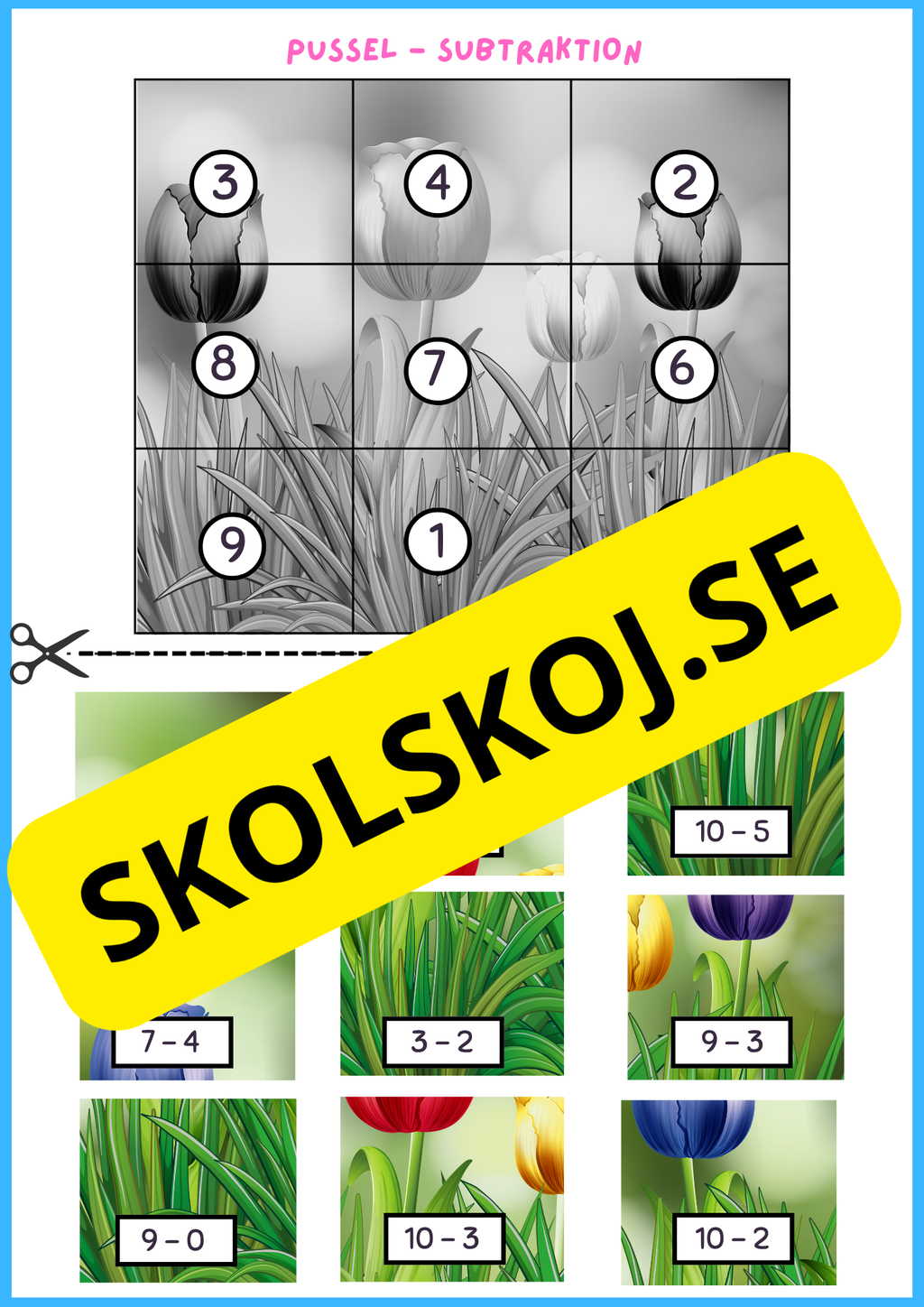 Pussel - Addition och subtraktion