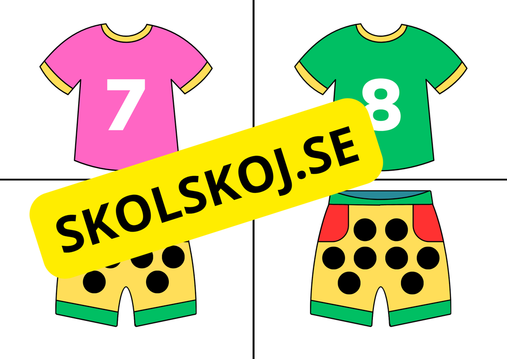 Räkna till 10 – Matematikflashkort