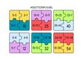 Räknepussel – Addition, subtraktion och multiplikation