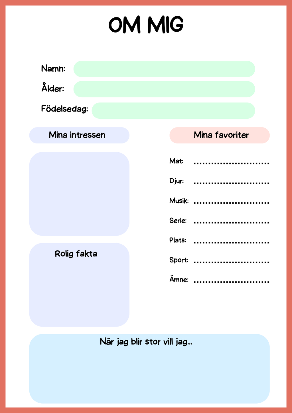 Reflektion av läsåret