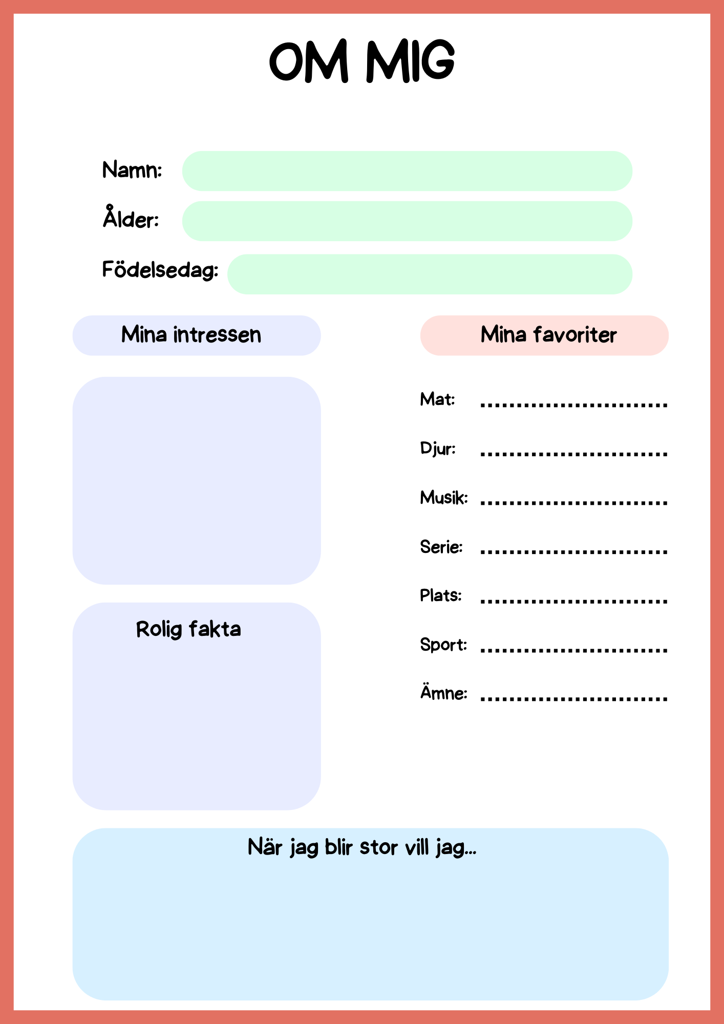 Reflektion av läsåret