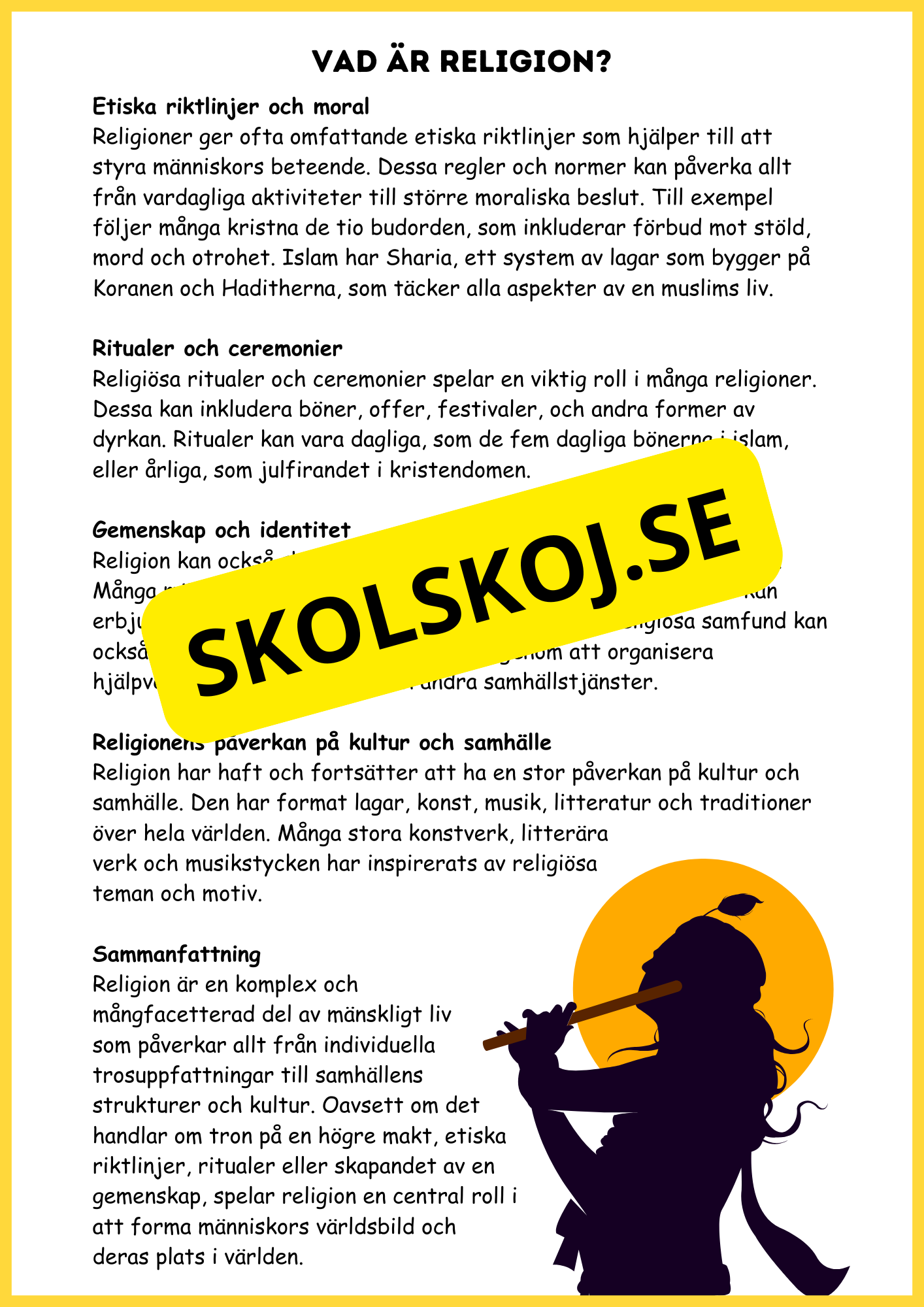 Religionens mångfald - Årskurs 4 - 6