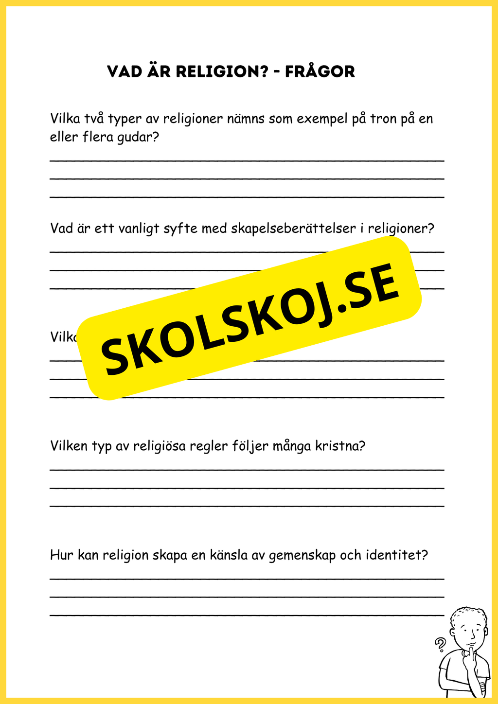 Religionens mångfald - Årskurs 4 - 6