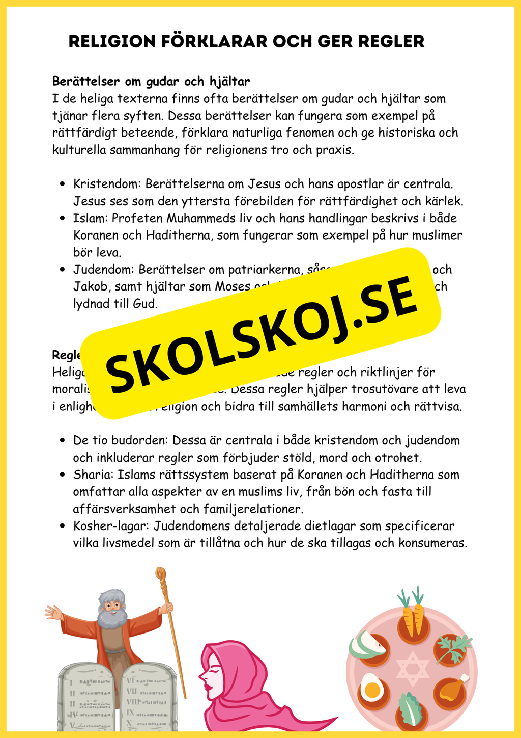 Religionens mångfald - Årskurs 4 - 6