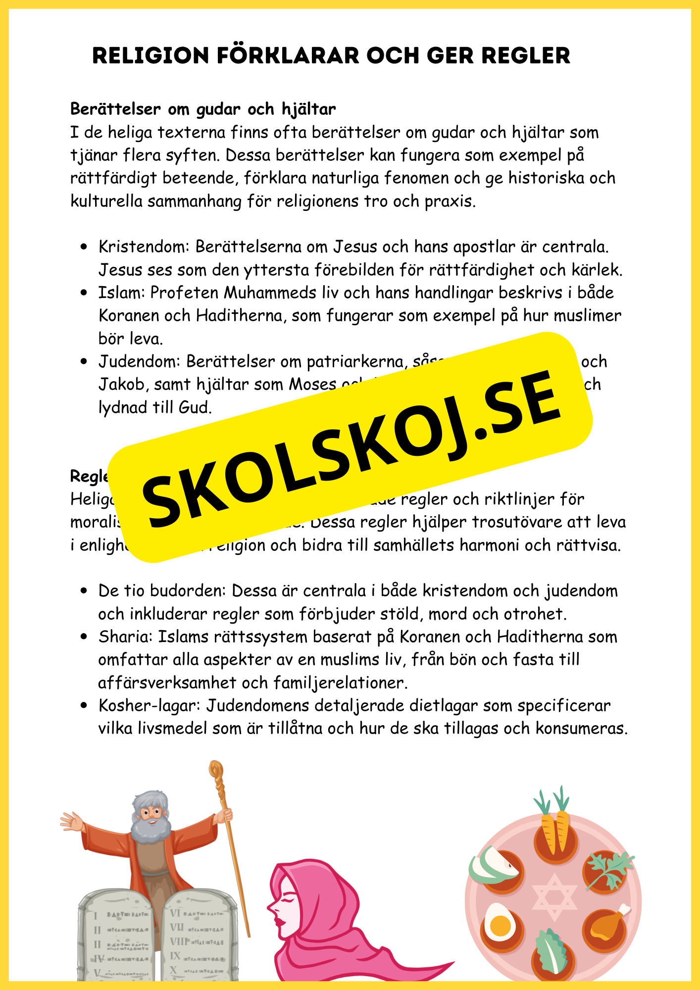 Religionens mångfald - Årskurs 4 - 6