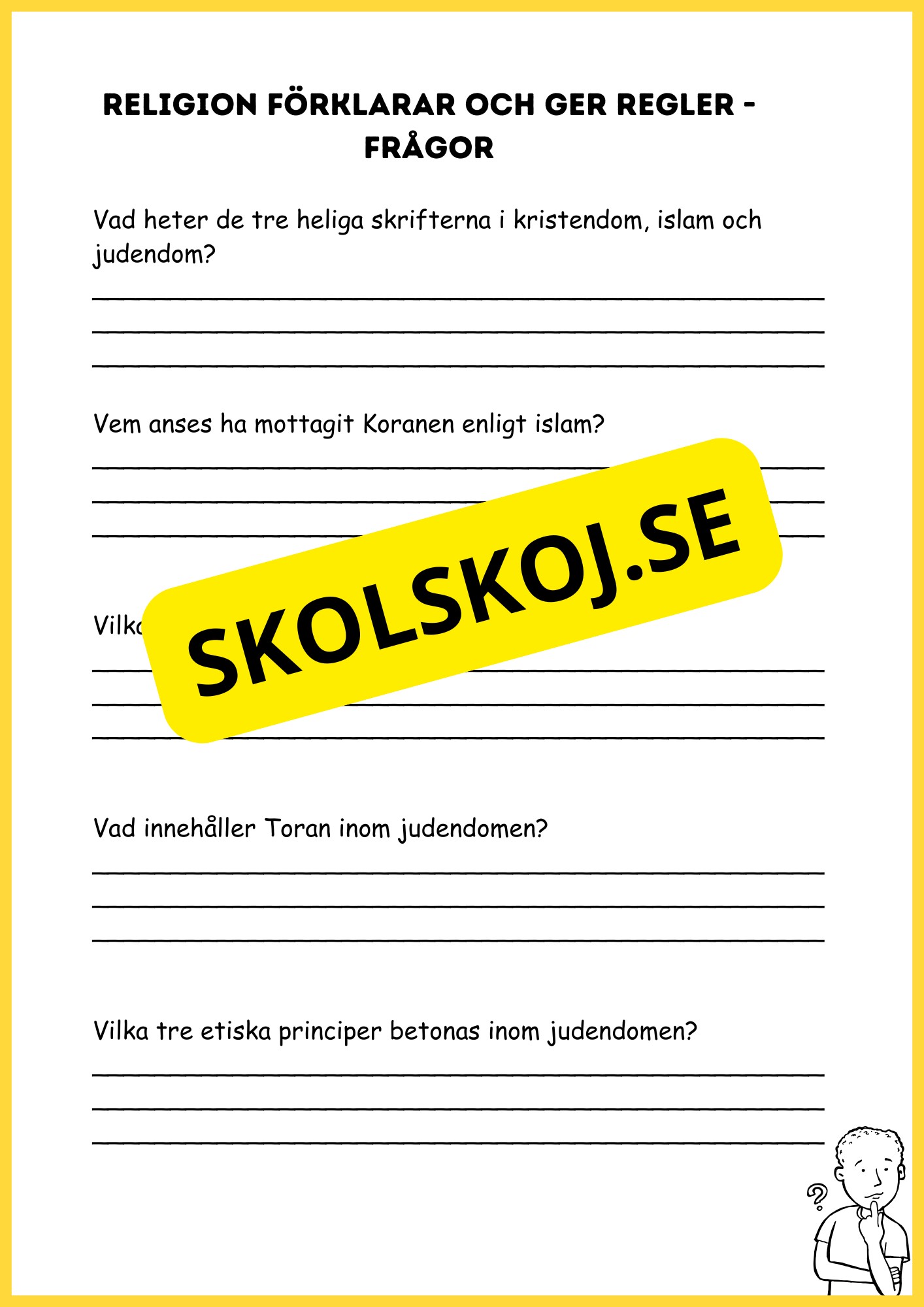 Religionens mångfald - Årskurs 4 - 6