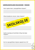 Religionens mångfald - Årskurs 4 - 6