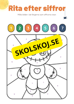 Rita efter siffror - Halloween