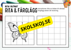 Rita och färglägg - Häfte