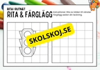 Rita och färglägg - Häfte