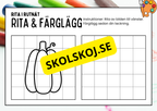 Rita och färglägg - Häfte