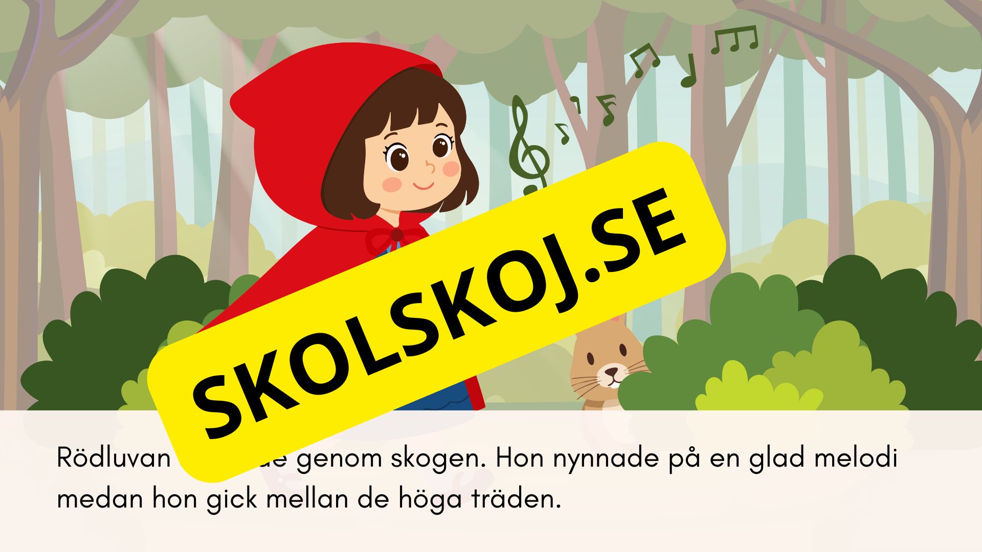 Rödluvan – En kort saga