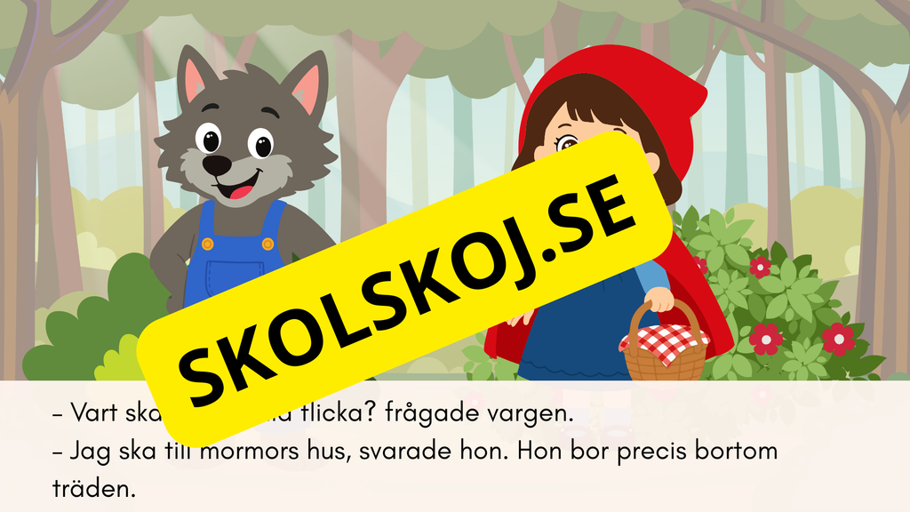 Rödluvan – En kort saga
