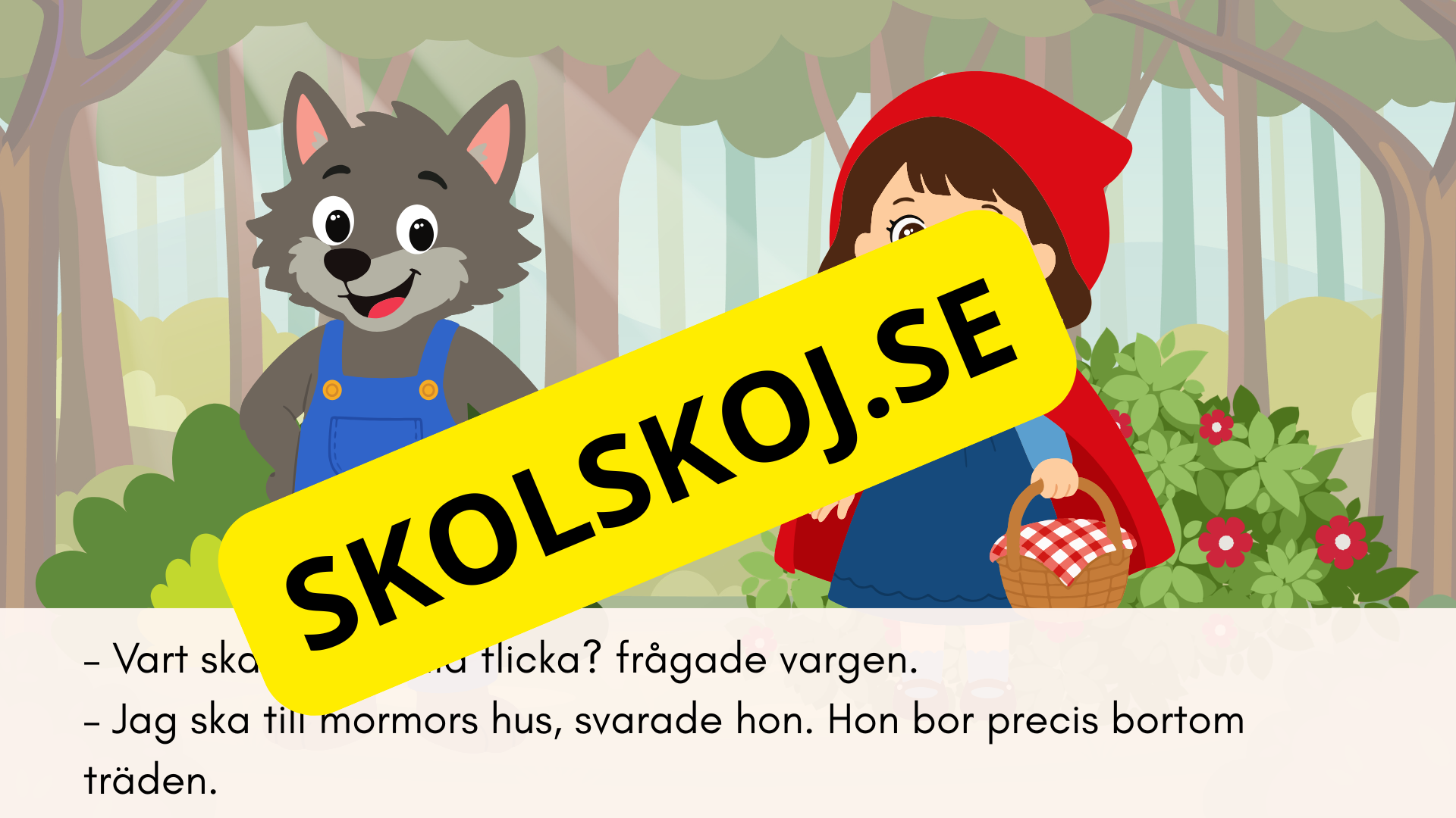 Rödluvan – En kort saga