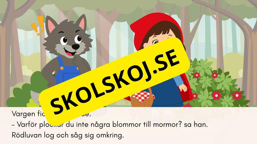 Rödluvan – En kort saga