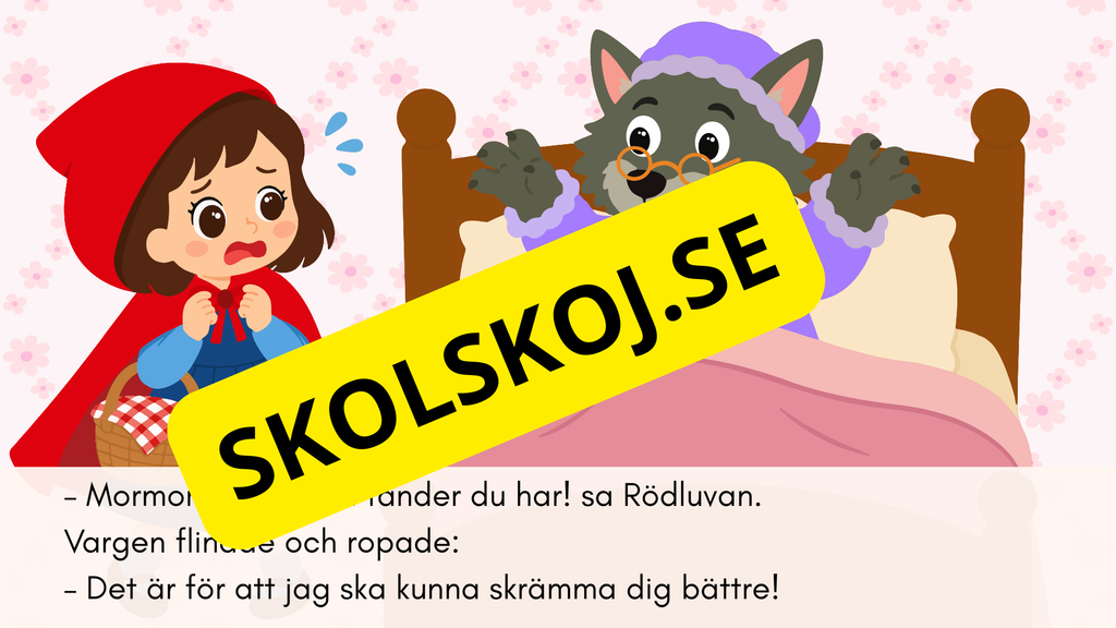 Rödluvan – En kort saga