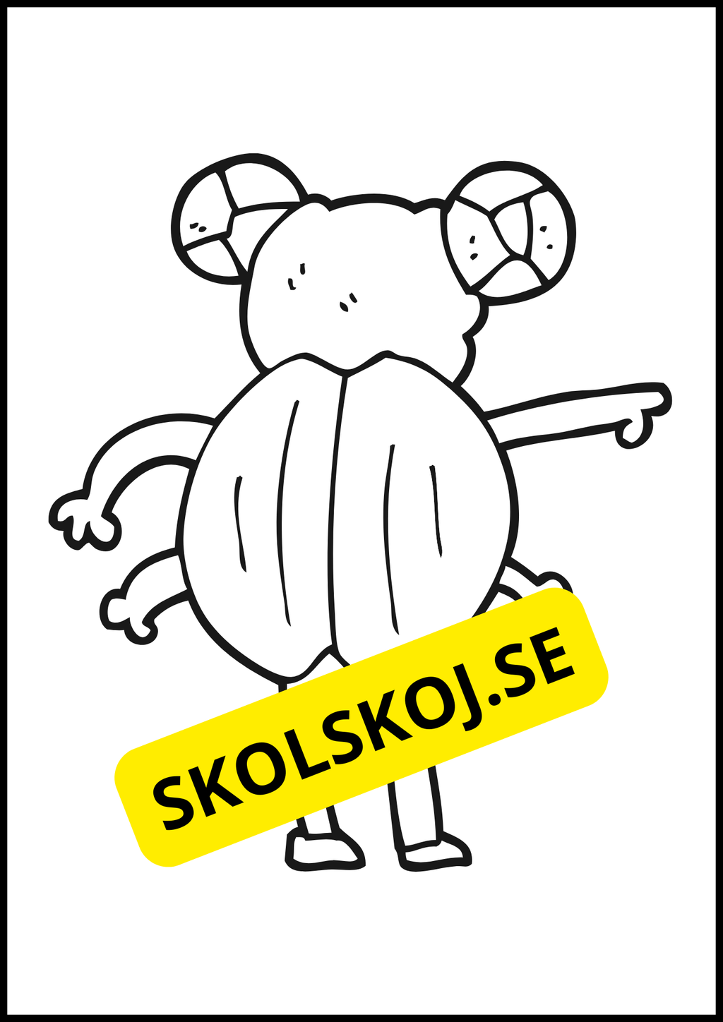 Roliga insekter att färglägga
