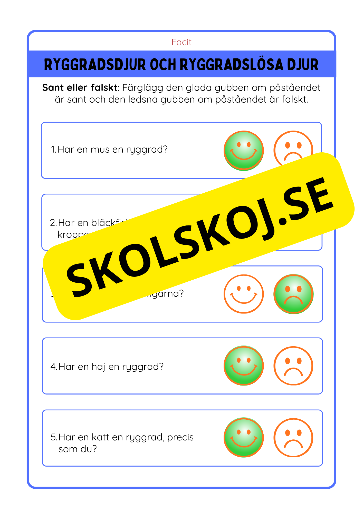 Ryggradsdjur och ryggradslösa djur