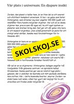 Rymden - En introduktion till astronomi (38 sidor) - Årskurs 5 - 8