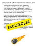 Rymden - En introduktion till astronomi (38 sidor) - Årskurs 5 - 8