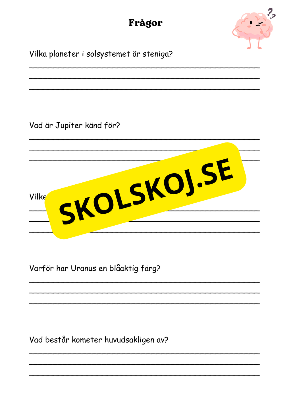Rymden - En introduktion till astronomi (38 sidor) - Årskurs 5 - 8