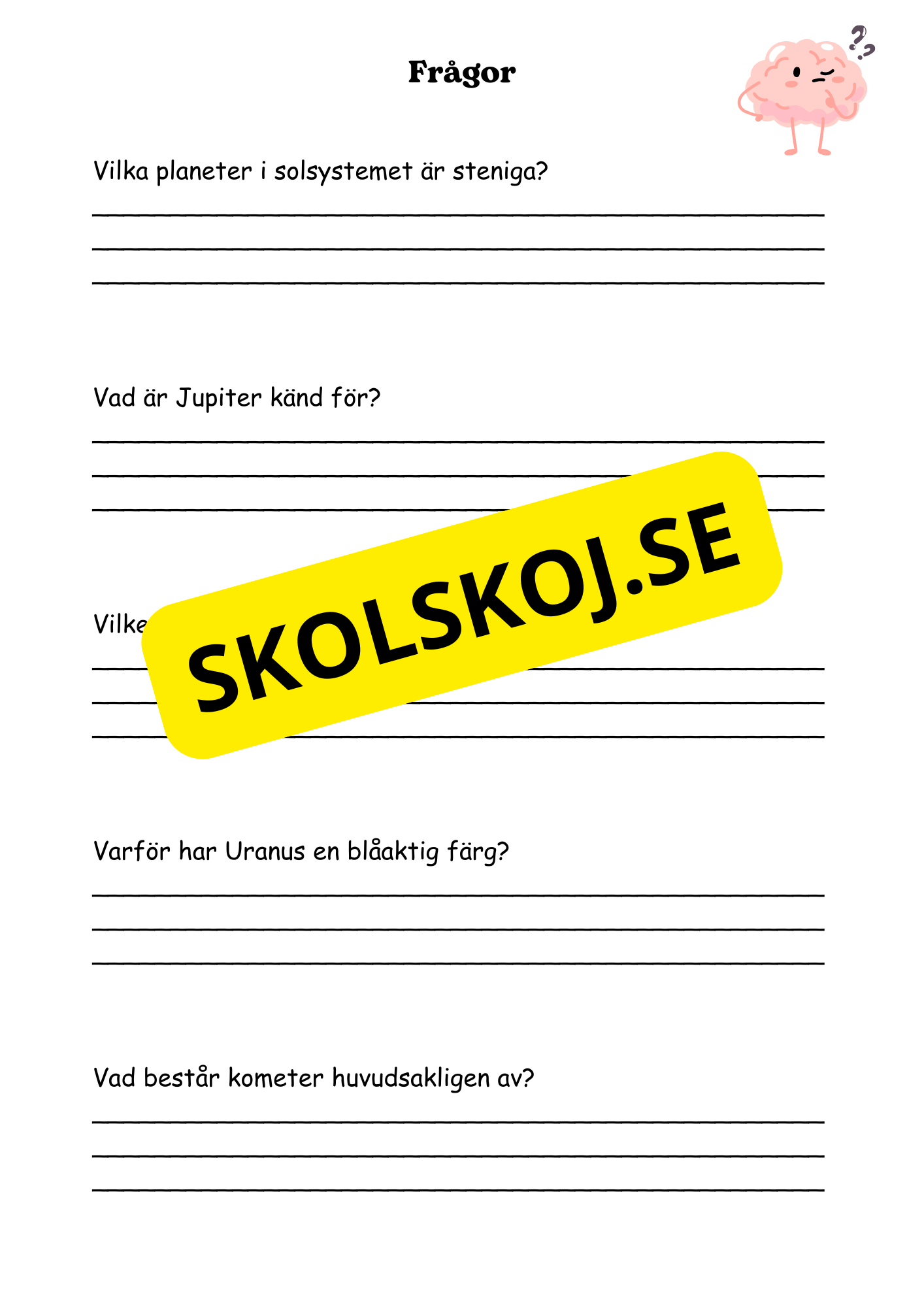 Rymden - En introduktion till astronomi (38 sidor) - Årskurs 5 - 8