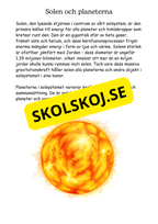 Rymden - En introduktion till astronomi (38 sidor) - Årskurs 5 - 8