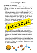 Rymden - En introduktion till astronomi (38 sidor) - Årskurs 5 - 8