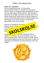 Rymden - En introduktion till astronomi (38 sidor) - Årskurs 5 - 8
