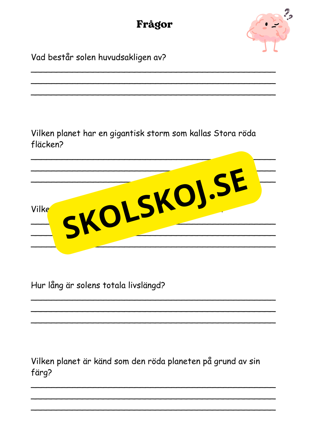 Rymden - En introduktion till astronomi (38 sidor) - Årskurs 5 - 8