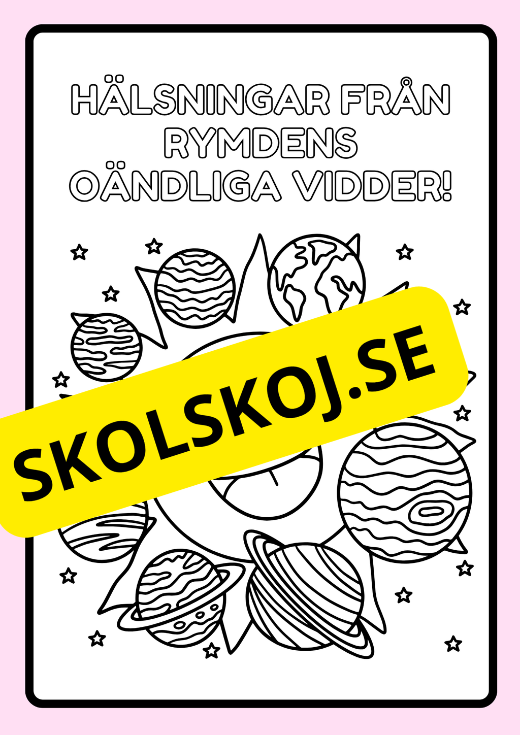 Rymden - Extra uppgifter