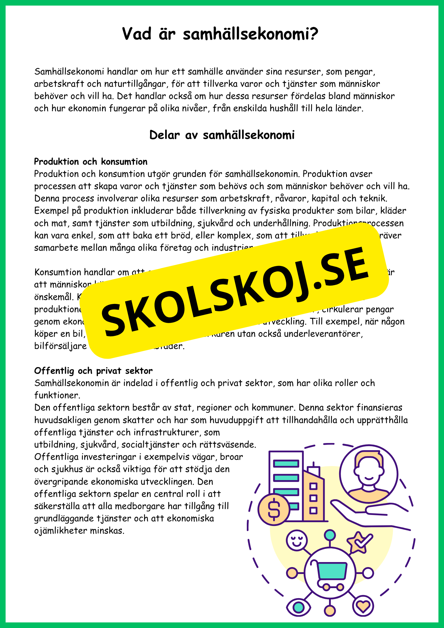 Samhällsekonomi
