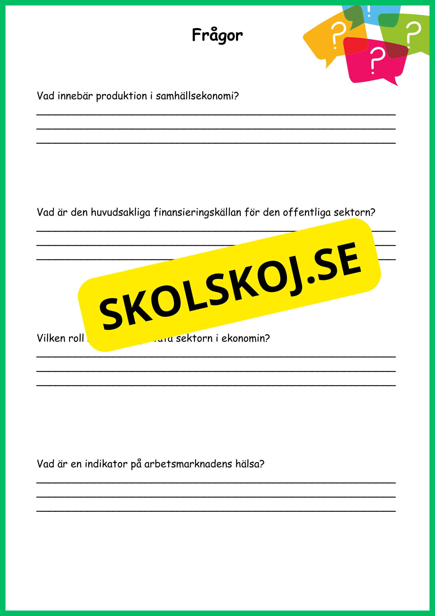 Samhällsekonomi