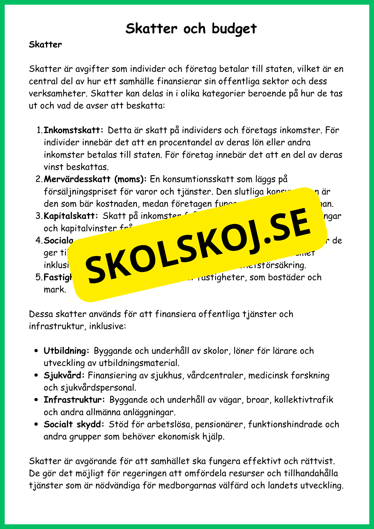 Samhällsekonomi