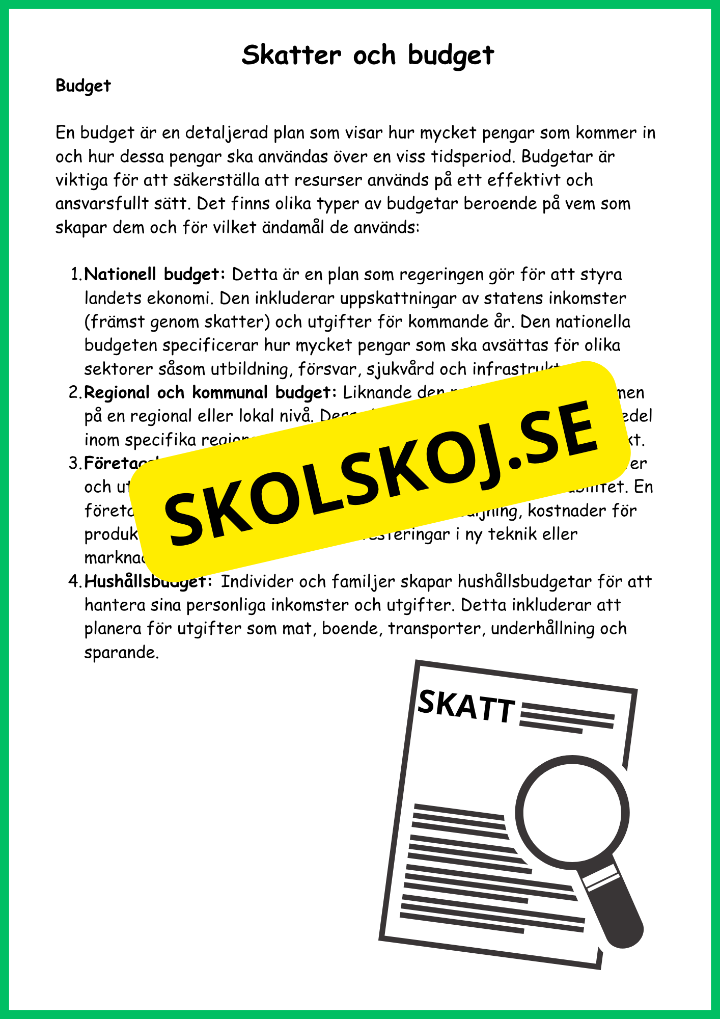 Samhällsekonomi