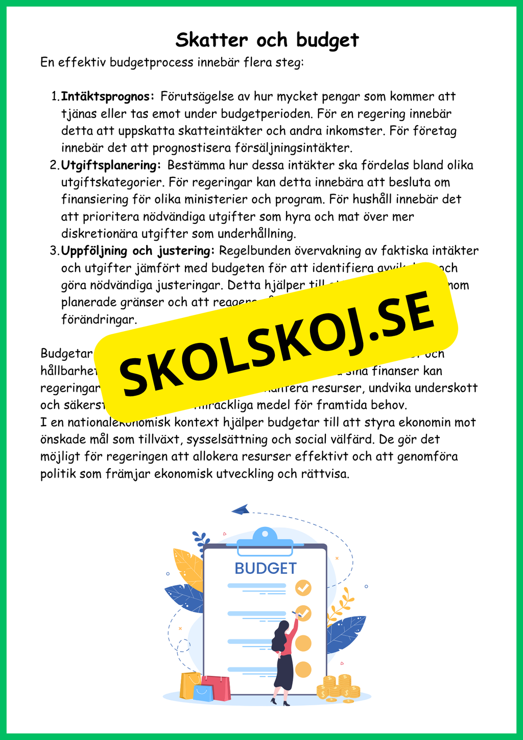 Samhällsekonomi