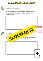 Sannolikhet och statistik - Årskurs 6
