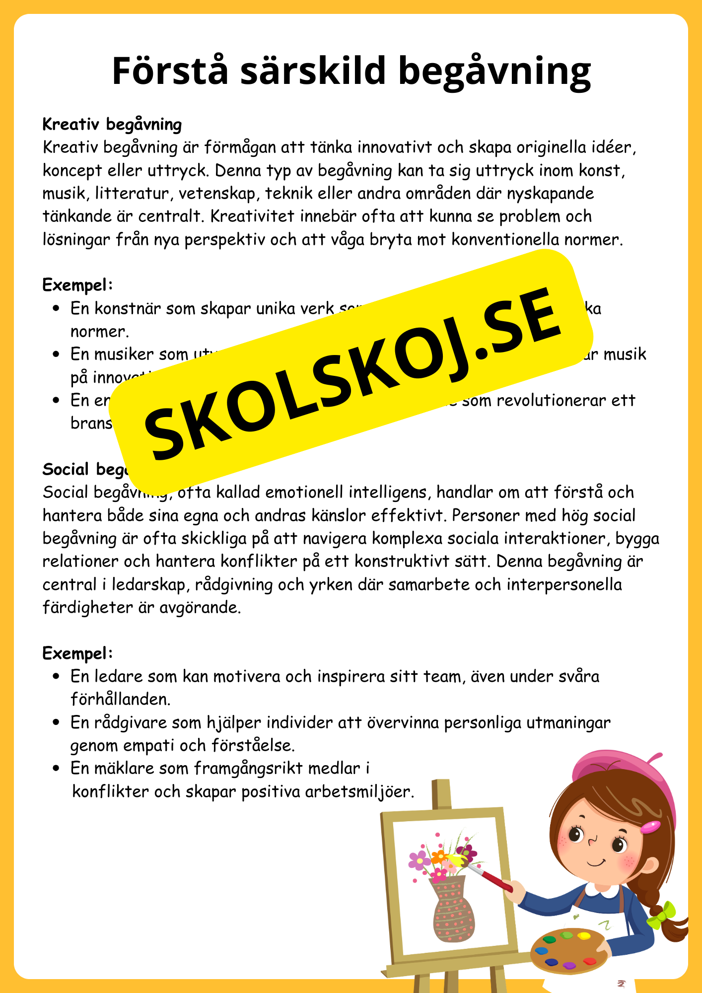Särskild begåvning: En pedagogisk guide