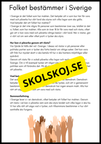 Så styrs Sverige - Åk 4 - 6