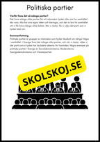 Så styrs Sverige - Åk 4 - 6