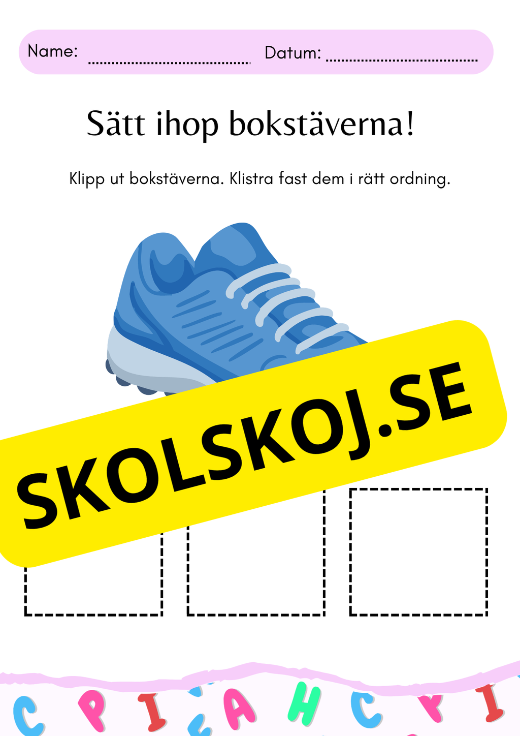Sätt ihop stavelserna!